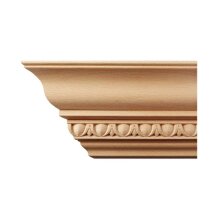 Kranzleiste 98 x 98 mm, Buche roh Länge 2440 mm
