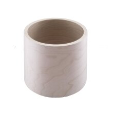 Holzröhre Buche furniert, Länge 310 mm, Wandung...