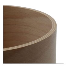 Holzröhre Buche furniert, Länge 310 mm, Wandung 20 mm