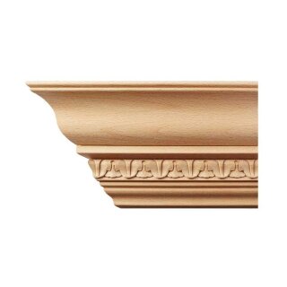 Kranzleiste 98 x 98 mm, Buche roh Länge 2440 mm