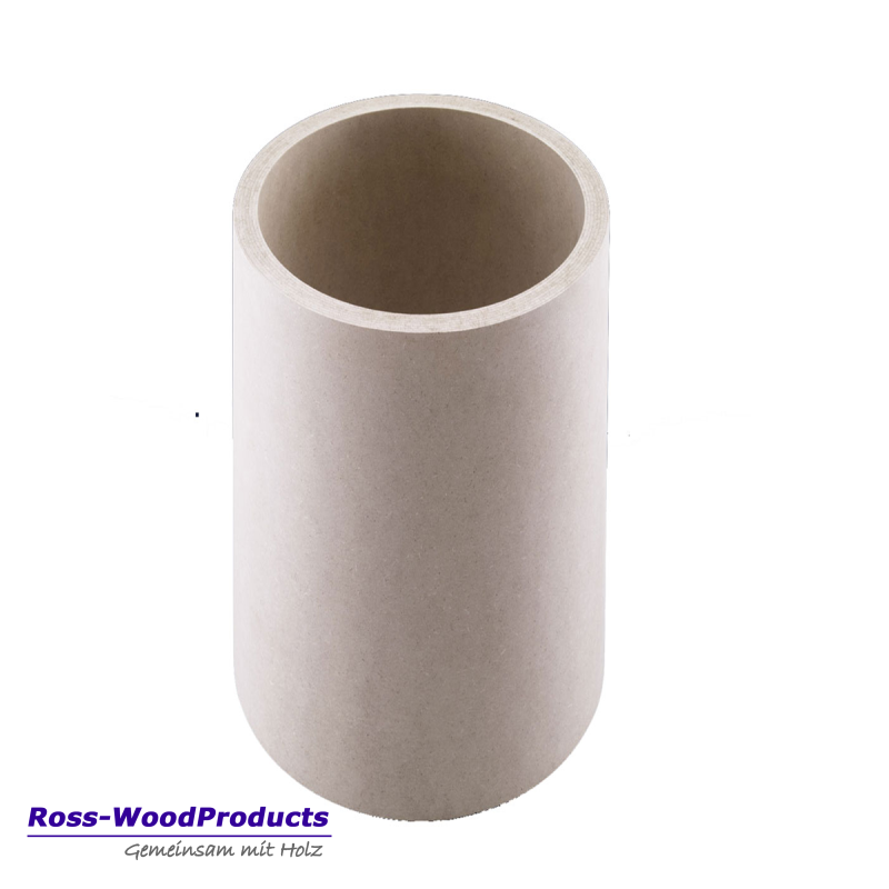 Holzröhre MDF Länge 1000 mm Wandung 10 mm - Ross-WoodShop - Holzprodu ...