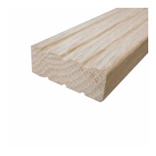 Lisenenprofil FK-LIP1/2, Breite: 50 mm, Höhe: 20 mm,  Holzart: Massivholz