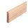 Vierkantleiste FK-AL2205-RNU-ZB2, Breite: 22 mm, Höhe: 5 mm, Holzart: Nussbaum, Oberfläche: roh