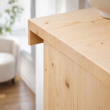 Eckleiste FK-EL43-RFI-ZUS, Breite: 43 mm, Höhe: 19 mm, Holzart: Fichte,  – Zuschnitt