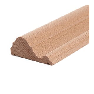 Profilleiste FK-GS36-RFI-ZB2, Breite: 36 mm, Höhe: 15 mm, Holzart: Fichte, Oberfläche: roh