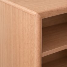 Viertelstab FK-HA14-RBU-ZUS, Breite: 14 mm, Höhe: 14 mm, Holzart: Buche,  – Zuschnitt