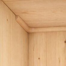 Hohlkehlleiste FK-HO25-RFI-ZUS, Breite: 25 mm, Höhe: 25 mm, Holzart: Fichte,  – Zuschnitt