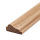 Profilleiste Massivholz 15 x 6,5 mm Buche roh