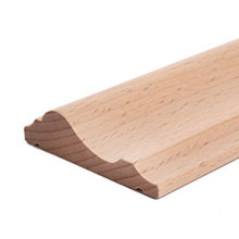 Profilleiste Massivholz 55 x 14 mm Buche roh Zuschnitt S