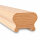Omega-Handlauf mit Nut 62 × 43 mm – Eiche, roh, 3000 mm – FK-HL63EIR3000