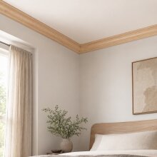 Gesimsleiste FK-GS55, Breite: 62 mm, Höhe: 65 mm, Holzart: Massivholz