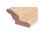 Gesimsleiste FK-GS55, Breite: 62 mm, Höhe: 65 mm, Holzart: Massivholz