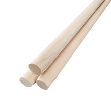 Rundstab Massivholz glatt Ø 15 mm verschiedene Längen und Holzarten