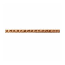 Schnitzleiste 12 x 8 mm, Buche roh Länge 2440 mm