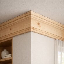 Kranzleiste FK-GS388-RFI-10M – 85 x 85 mm, Fichte, roh, 10 m