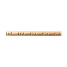 Schnitzleiste 14 x 7 mm, Buche roh Länge 2440 mm