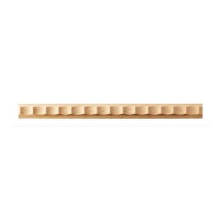 Schnitzleiste 15 x 6 mm, Buche roh Länge 2440 mm