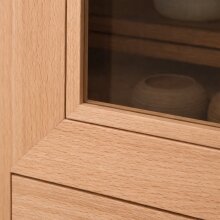 Falzleiste FK-FH1517-RBU-ZB2, Breite: 15 mm, Höhe: 23 mm, Holzart: Buche, Oberfläche: roh