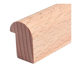 Falzleiste FK-FH2017-RBU-ZB2, Breite: 26 mm, Höhe: 20 mm, Holzart: Buche, Oberfläche: roh
