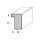 Falzleiste FK-FK1517-RBU-ZB2, Breite: 21 mm, Höhe: 20 mm, Holzart: Buche, Oberfläche: roh