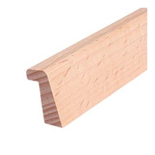Falzleiste FK-FK18-RBU-ZB2, Breite: 23 mm, Höhe: 13 mm, Holzart: Buche, Oberfläche: roh