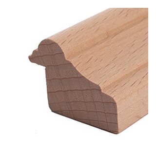 Falzleiste FK-FR36-RBU-ZB2, Breite: 35 mm, Höhe: 25 mm, Holzart: Buche, Oberfläche: roh