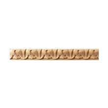 Schnitzleiste 16 x 9 mm, Buche roh Länge 2440 mm