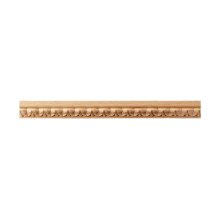 Schnitzleiste 17 x 8 mm, Buche roh Länge 2440 mm