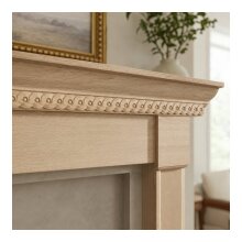 Schnitzleiste 18 x 6 mm, Buche roh Länge 2440 mm
