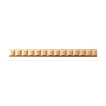 Schnitzleiste 16 x 6 mm, Buche roh Länge 2440 mm