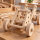 Holz Rundstab Länge 1000 mm Buche Ø 10 mm (100 Stück) – BR-RS1000-10-100
