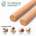 Holz Rundstab Länge 1000 mm Buche Ø 10 mm (100 Stück) – BR-RS1000-10-100