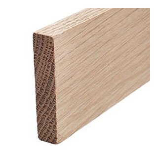 Vierkantleiste FK-AL4310-E, Breite: 43 mm, Höhe: 10 mm,  Holzart: Massivholz