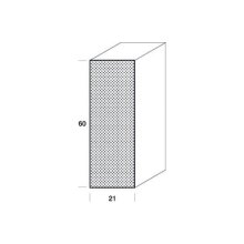 Vierkantleiste FK-AL6021-E, Breite: 60 mm, Höhe: 21...